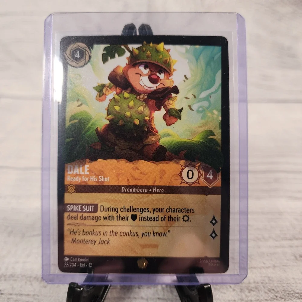 Dale Ready for His Shot Lorcana Wilds Unknown Legendary Non Foil 22/204